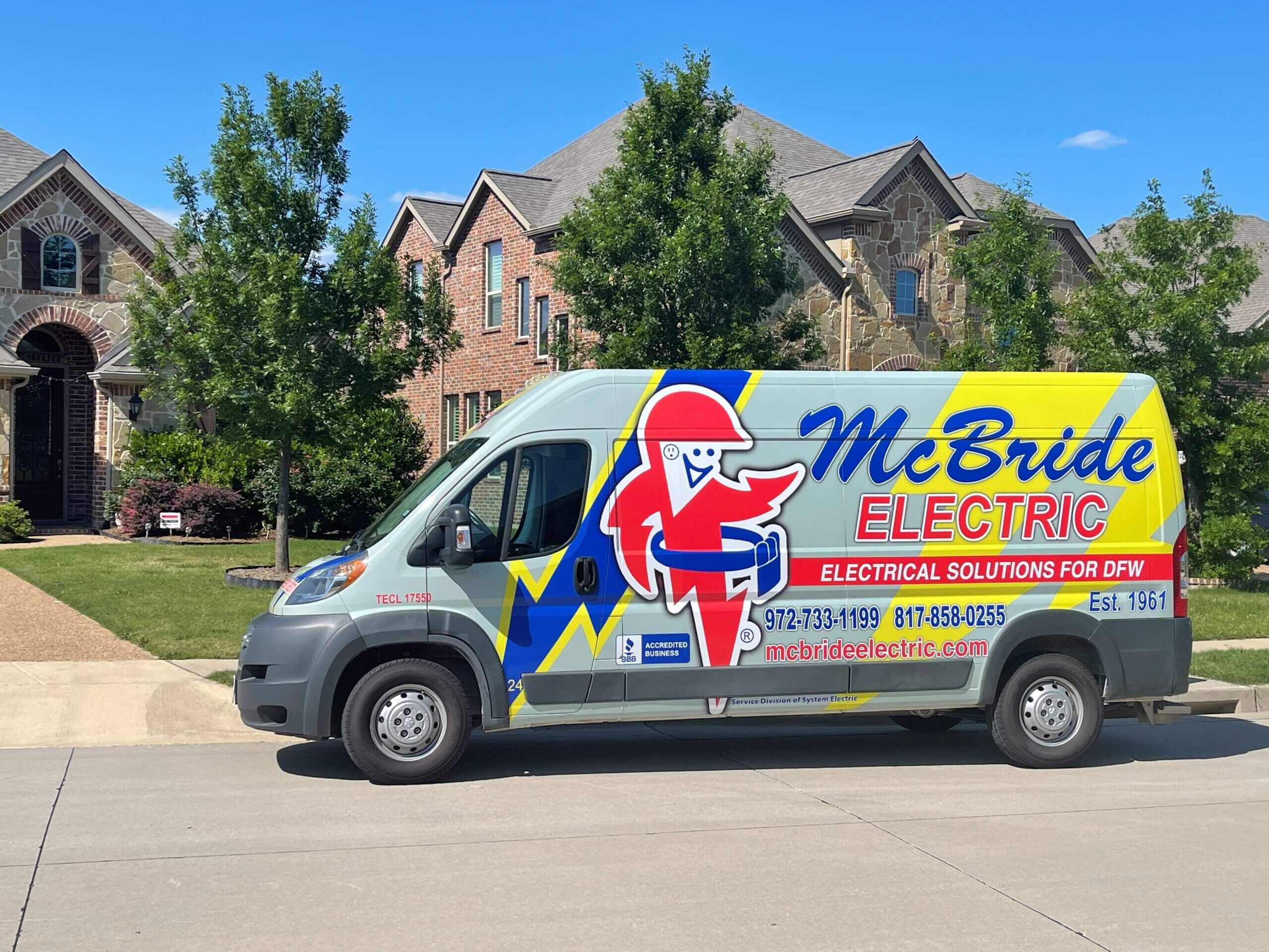 Electrical Outlet and Panel Replacement, Installation and Upgrade Services by McBride Electric Serving North Texas Area including Dallas TX, Plano TX, and Fort Worth TX