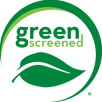 Green Screened logo